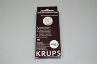 Cleaning tablets, Krups coffee maker